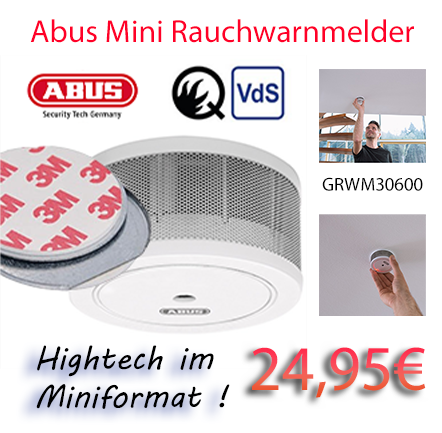 Abus Rauchwarmelder Mini GRWM30600